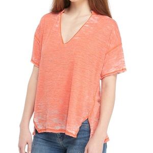 Free People distressed tee